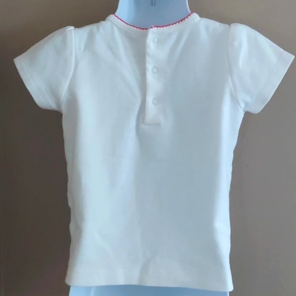 Carter’s Birthday Girl short sleeve top tee shirt - white - size 24 mos